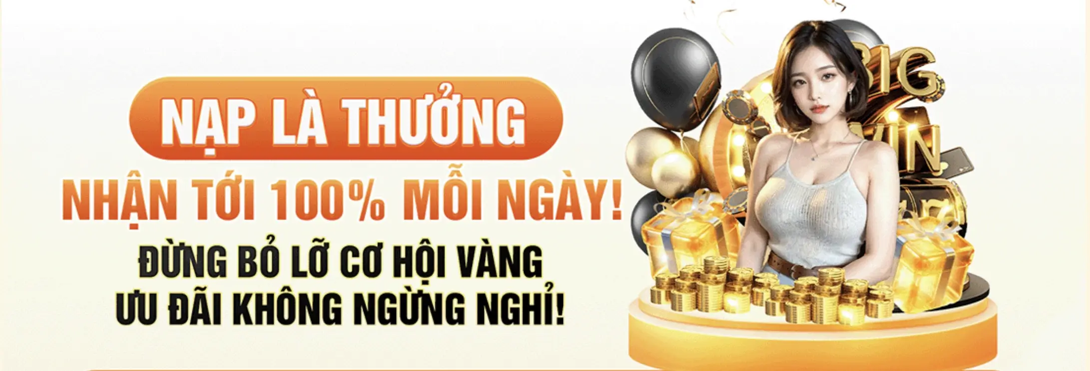 thưởng nạp 100%